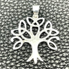 Sterling Silver Fancy Pendant, Tree Design, Polished, Silver Finish, 05.392.0059