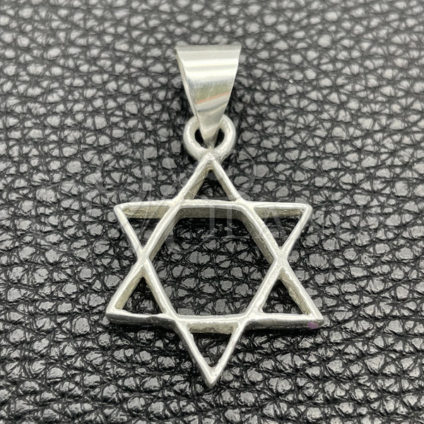 Sterling Silver Pendant — Fancy Pendant Judaica and Star of David Design — main product view — SKU 149865 | Plata 925 dije — elegante Pendant Judaica and estrella of David diseño — SKU 149865