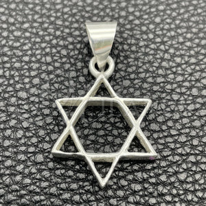 Sterling Silver Pendant — Fancy Pendant Judaica and Star of David Design — main product view — SKU 149865 | Plata 925 dije — elegante Pendant Judaica and estrella of David diseño — SKU 149865