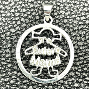 Sterling Silver Pendant — Fancy Pendant Little Girl and Mom Design Polished — main product view — SKU 149903 | Plata 925 dije — elegante Pendant Little Girl and Mom diseño pulido — SKU 149903
