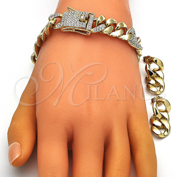 Gold Filled Ring — Necklace Bracelet and Earring Puff Mariner Design with — alternate product view — SKU 150055 | Oro Laminado anillo — Necklace Bracelet and Earring Puff Mariner diseño with — SKU 150055