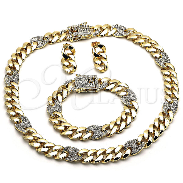 Gold Filled Ring — Necklace Bracelet and Earring Puff Mariner Design with — main product view — SKU 150055 | Oro Laminado anillo — Necklace Bracelet and Earring Puff Mariner diseño with — SKU 150055