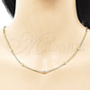Oro Laminado Basic Necklace, Gold Filled Style Box Design, Polished, Golden Finish, 04.213.0260.24 (01 MM Thickness, 24 Inches Length)