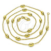 Oro Laminado Basic Necklace, Gold Filled Style Polished, Golden Finish, 04.213.0261.24 (04 MM Thickness, 24 Inches Length)