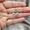 Sterling Silver Stud Earring, Ball Design, Polished, Silver Finish, 02.401.0055.05