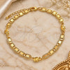 Oro Laminado Fancy Anklet, Gold Filled Style Elephant and Mariner Design, Polished, Golden Finish, 03.63.2272.10 (06 MM Thickness, 10 Inches Length)