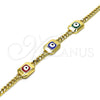 Dorado Oro Laminado Pulsera, vista 3 de la galería del producto por Mayoreo, vista adicional 3 del producto