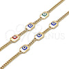 Dorado Oro Laminado Pulsera, vista 5 de la galería del producto por Mayoreo, vista adicional 5 del producto