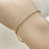 Oro Laminado Basic Bracelet, Gold Filled Style Bismark Design, Polished, Golden Finish, 04.213.0262.08 (03 MM Thickness, 8 Inches Length)