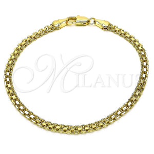 Gold Filled Bracelet — Basic Bracelet Bismark Design Polished 04. 04 MM — main product view — SKU 150511 | Oro Laminado brazalete — básico Bracelet Bismark diseño pulido 04. 04 MM — SKU 150511