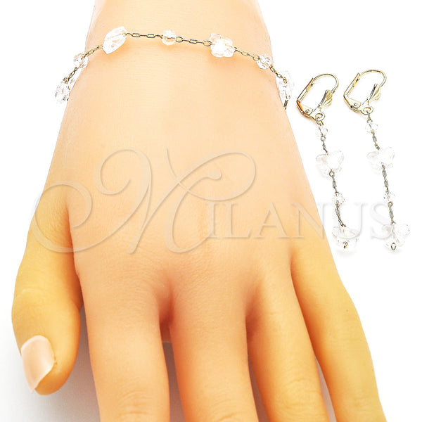 Gold Filled Ring — Necklace Bracelet and Earring Butterfly Design with Aurore — alternate product view — SKU 150523 | Oro Laminado anillo — Necklace Bracelet and Earring Butterfly diseño with Aurore — SKU 150523