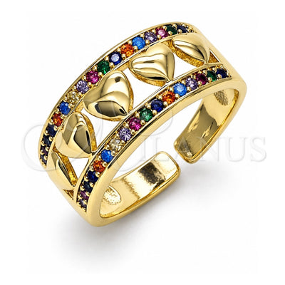 Gold Filled Gold-Filled Heart Ring 01.210.0115.1 for wholesale, main product view
