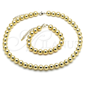 Gold Filled Bracelet — Necklace and Bracelet Ball Design Polished 06. — main product view — SKU 150734 | Oro Laminado brazalete — Necklace and Bracelet Ball diseño pulido 06. — SKU 150734