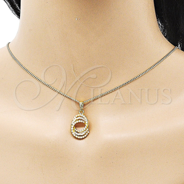Gold Filled Ring — Earring and Pendant Adult Set with Ivory Pearl — alternate product view — SKU 150938 | Oro Laminado anillo — Earring and Pendant Adult Set with Ivory Pearl — SKU 150938