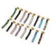 Oro Laminado Long Earring, Gold Filled Style Baguette Design, with Black Cubic Zirconia, Polished, Golden Finish, 02.403.0001.3