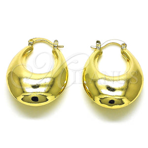 Gold Filled Hoop Earrings — Small Hoop Hollow Design Polished 02. — main product view — SKU 151056 | Oro Laminado aretes de aro — Small Hoop Hollow diseño pulido 02. — SKU 151056
