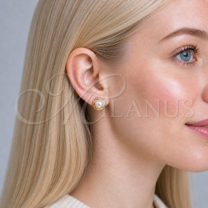 Gold Filled Ring — Stud Earring Infinite and Love Knot Design with — main product view — SKU 151101 | Oro Laminado anillo — Stud Earring Infinite and Love Knot diseño with — SKU 151101