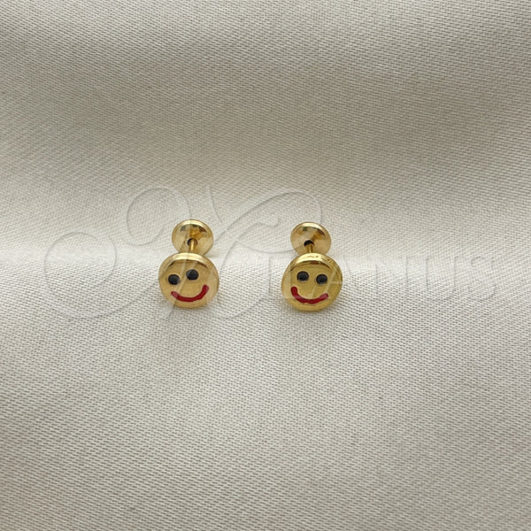 Gold Filled Ring — Stud Earring White Polished 02.02. — alternate product view — SKU 151240 | Oro Laminado anillo — Stud Earring blanco pulido 02.02. — SKU 151240