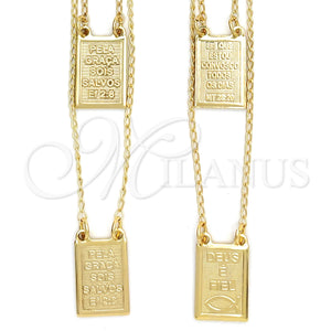 Gold Filled Necklace — Pendant Necklace Holy Spirit Design Polished 04.02. 01 — main product view — SKU 151263 | Oro Laminado collar — Pendant Necklace Holy Spirit diseño pulido 04.02. 01 — SKU 151263