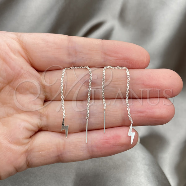 Sterling Silver Ring — Threader Earring Polished 02. — alternate product view — SKU 151281 | Plata 925 anillo — Threader Earring pulido 02. — SKU 151281