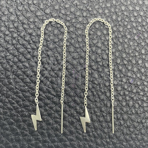Sterling Silver Ring — Threader Earring Polished 02. — main product view — SKU 151281 | Plata 925 anillo — Threader Earring pulido 02. — SKU 151281