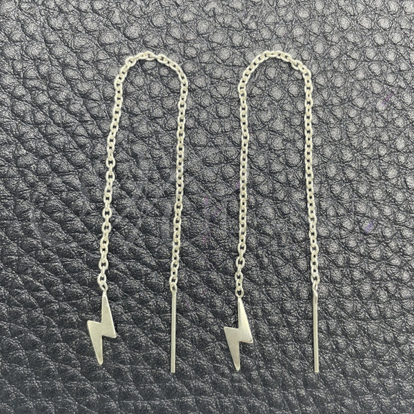 Sterling Silver Ring — Threader Earring Polished 02. — main product view — SKU 151281 | Plata 925 anillo — Threader Earring pulido 02. — SKU 151281