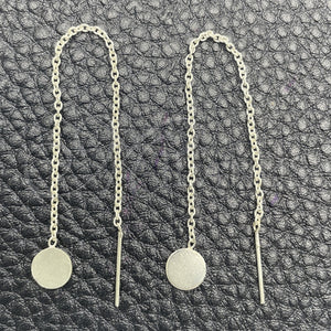 Sterling Silver Ring — Threader Earring Ball Design Polished 02. — main product view — SKU 151282 | Plata 925 anillo — Threader Earring Ball diseño pulido 02. — SKU 151282
