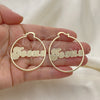 Oro Laminado Medium Hoop, Gold Filled Style Nameplate Design, Polished, Golden Finish, 02.213.0446.40 for wholesale, additional product view 3