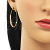 Oro Laminado Medium Hoop, Gold Filled Style Polished, Golden Finish, 02.213.0448.40