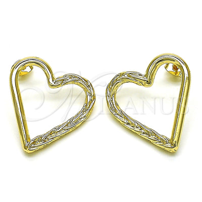 Gold Filled Gold-Filled Heart Earrings 02.213.0451 for wholesale, main product view