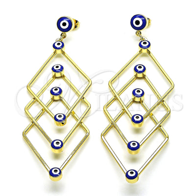 Gold Filled Gold-Filled Evil Eye Earrings 02.213.0454 for wholesale, main product view