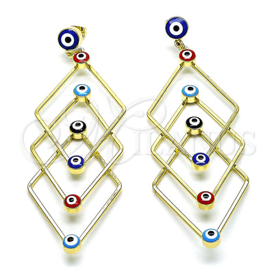 Gold Filled Gold-Filled Evil Eye Earrings 02.213.0454.1 for wholesale, main product view