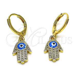Gold Filled Ring — Dangle Earring Hand of God and Evil Eye — main product view — SKU 151430 | Oro Laminado anillo — Dangle Earring Hand of God and Evil Eye — SKU 151430