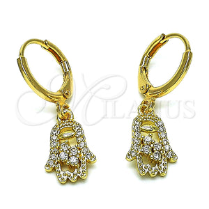 Gold Filled Ring — Dangle Earring Hand of God and Judaica Design — main product view — SKU 151432 | Oro Laminado anillo — Dangle Earring Hand of God and Judaica diseño — SKU 151432