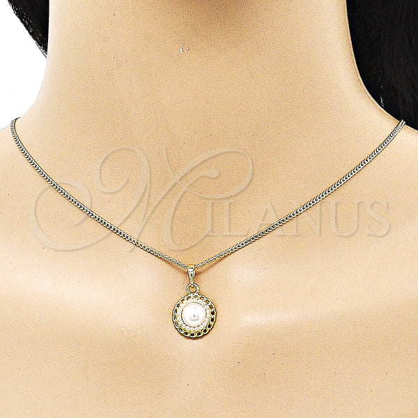 Gold Filled Ring — Earring and Pendant Adult Set Flower Design with — main product view — SKU 151514 | Oro Laminado anillo — Earring and Pendant Adult Set flor diseño with — SKU 151514