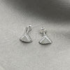 Sterling Silver Stud Earring, with Ivory Pearl, Polished, Silver Finish, 02.399.0054