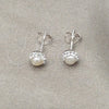 Sterling Silver Stud Earring, with Ivory Pearl, Polished, Silver Finish, 02.399.0059 for wholesale, additional product view 4