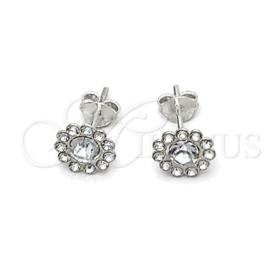 Sterling Silver Stud Earring, with White Cubic Zirconia, Polished, Silver Finish, 02.397.0041.07 for wholesale, main product view