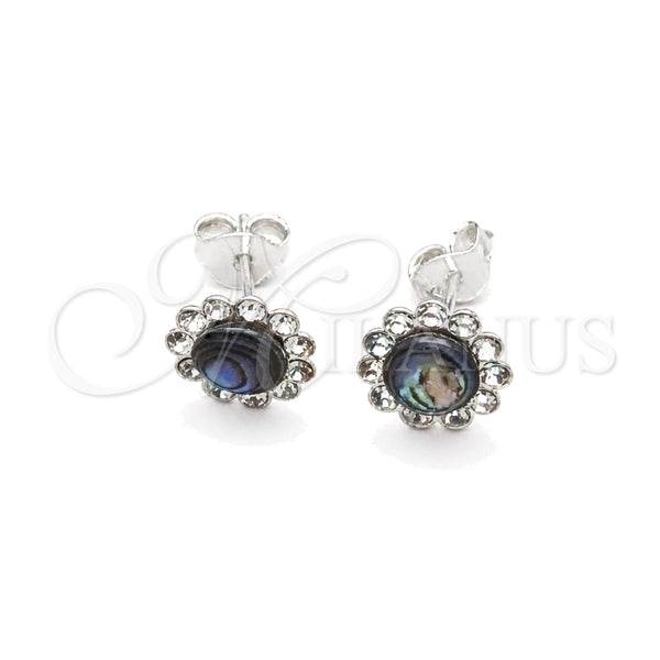 Sterling Silver Stud Earring, with Vitrail Medium Pearl, Polished, Silver Finish, 02.397.0042.04