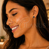 Sterling Silver Stud Earring, with Black Pearl, Polished, Silver Finish, 02.397.0042.05