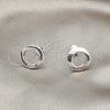 Sterling Silver Stud Earring, Polished, Silver Finish, 02.407.0001 for wholesale, additional product view 4
