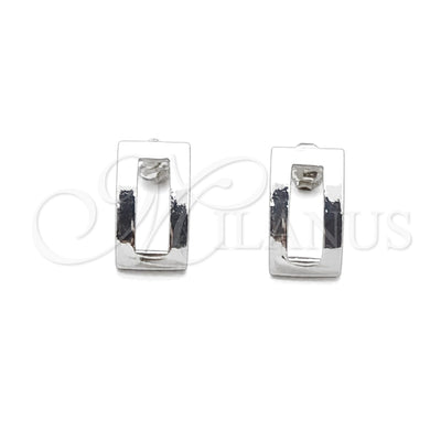 Sterling Silver Stud Earring, Polished, Silver Finish, 02.407.0006 for wholesale, main product view