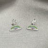 Sterling Silver Stud Earring, Red Enamel Finish, Silver Finish, 02.406.0010.02 for wholesale, additional product view 4