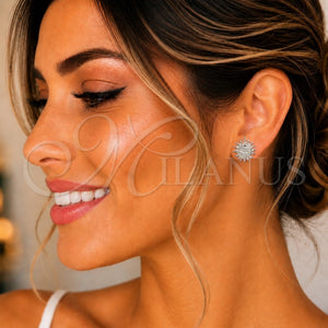 Sterling Silver Ring — Stud Earring Sun Design Polished 02. — main product view — SKU 151736 | Plata 925 anillo — Stud Earring Sun diseño pulido 02. — SKU 151736