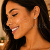 Sterling Silver Stud Earring, Star Design, Polished, Silver Finish, 02.392.0020