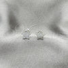Sterling Silver Stud Earring, Star Design, Polished, Silver Finish, 02.392.0020