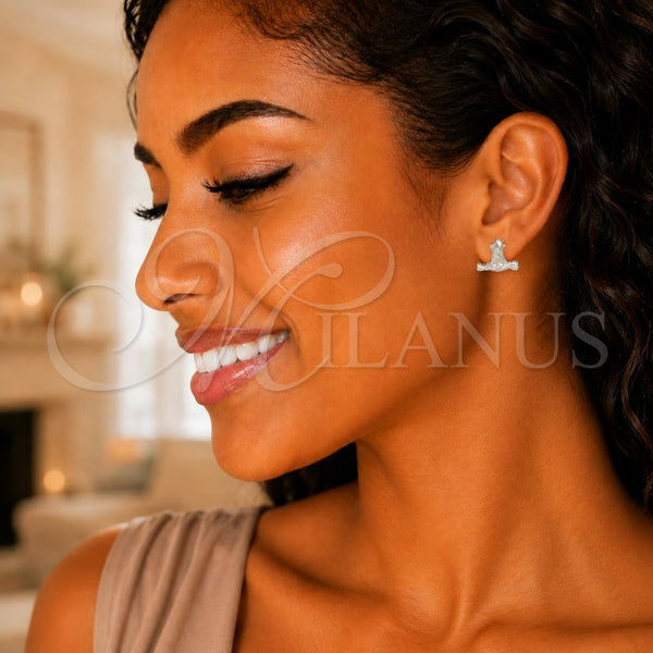 Sterling Silver Ring — Stud Earring Bird Design Polished 02. — main product view — SKU 151740 | Plata 925 anillo — Stud Earring Bird diseño pulido 02. — SKU 151740
