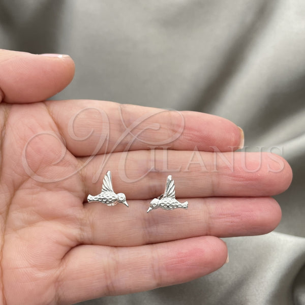 Sterling Silver Ring — Stud Earring Bird Design Polished 02. — alternate product view — SKU 151740 | Plata 925 anillo — Stud Earring Bird diseño pulido 02. — SKU 151740