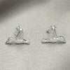 Plateada Plata Esterlina Aretes, vista 4 de la galería del producto de Plata 925 por Mayoreo, vista adicional 4 del producto