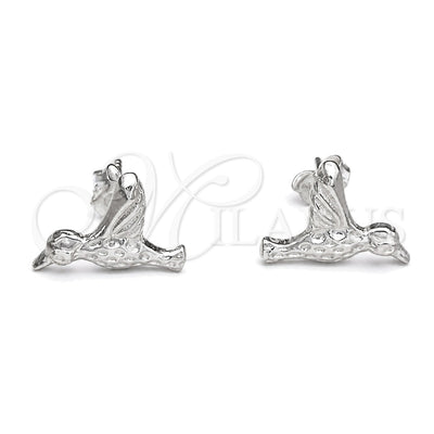 Sterling Silver Stud Earring, Bird Design, Polished, Silver Finish, 02.392.0023 for wholesale, main product view